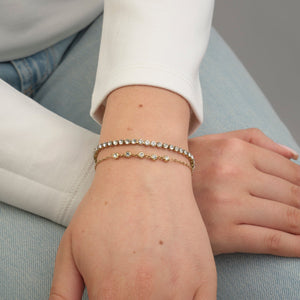 Armband met zirkonia goud