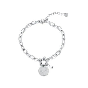 Armband munt en parel