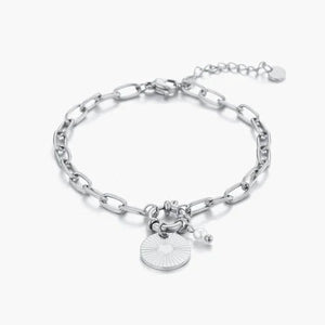 Armband munt en parel