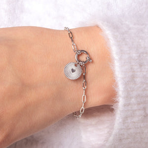 Armband munt en parel