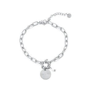 Armband munt en parel