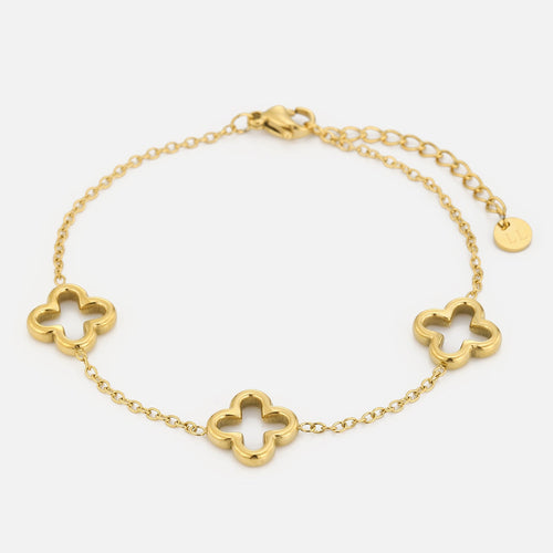 Armband open klavertjes