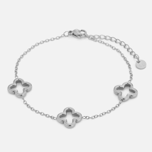 Armband open klavertjes
