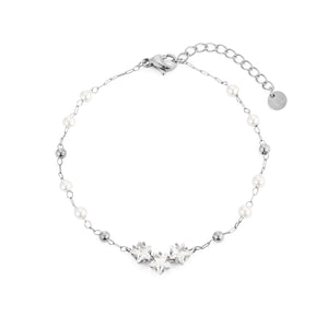 Armband parel zirkonia