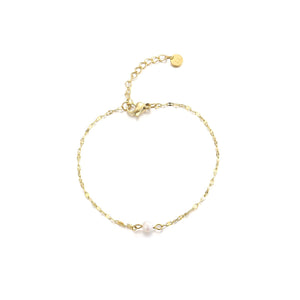 Armband single parel goud