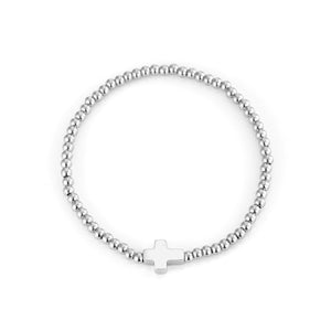 Armband stretch kruisje