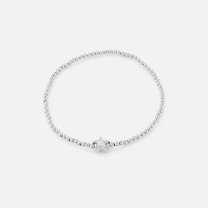 Armband stretch ster - Zilver