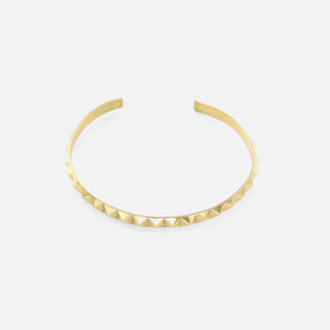 Bangle facetten goud