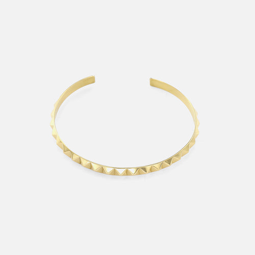 Bangle facetten goud