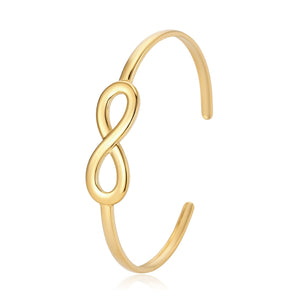 Bangle infinity goud