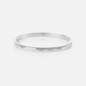 Bangle Lux motief zilver