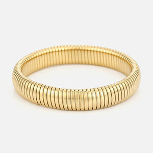 Stretch bangle 12mm - Goud