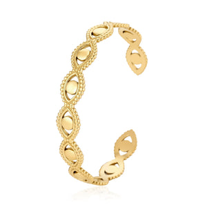 Bangle oogjes goud