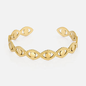 Bangle oogjes goud