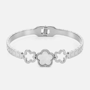 Open bangle and luxury flowers
