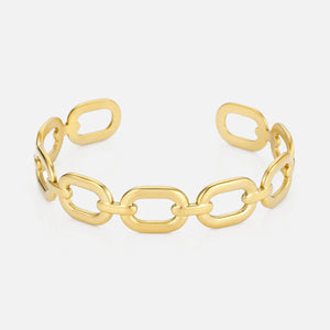 Bangle open schakels goud