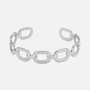 Bangle open schakels zilver