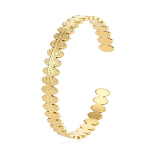 Bangle ovale vormen goud