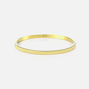 Bangle ripple goud