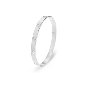 Bangle steentje klaver