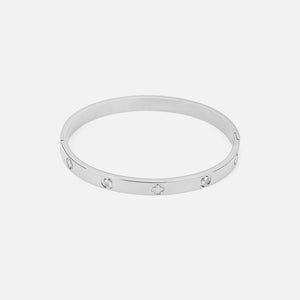 Bangle steentje klaver