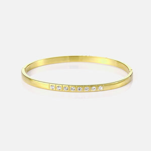 Bangle steentjes goud