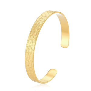 Bangle textuur goud