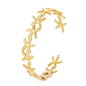 Bangle zeesterren goud