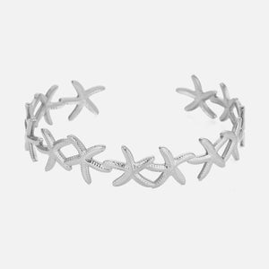 Bangle zeesterren zilver