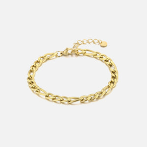 Basic armband 5mm zilver - Goud