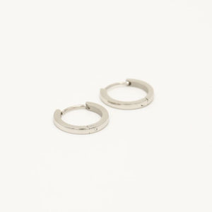 Basic creool oorbellen - Zilver