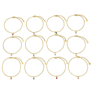 Birthstone armband