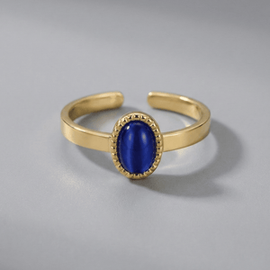 Birthstone ring goud