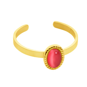 Birthstone ring goud