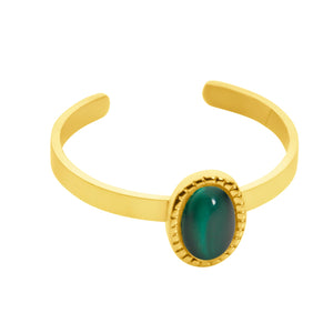 Birthstone ring goud
