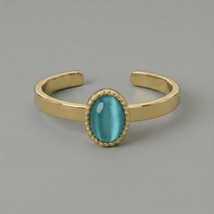 Birthstone ring goud