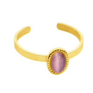 Birthstone ring goud