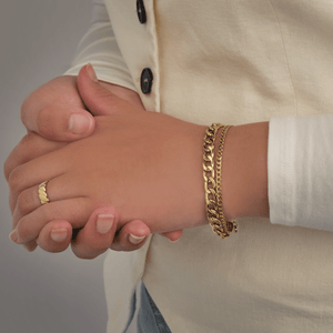 Chunky armband dubbel