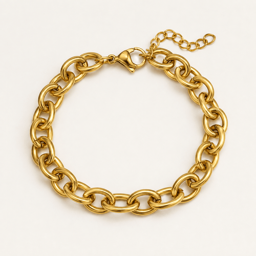 Chunky schakel armband