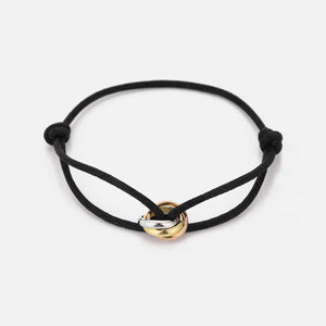 Connected armband trinity goud