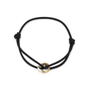 Connected armband trinity goud