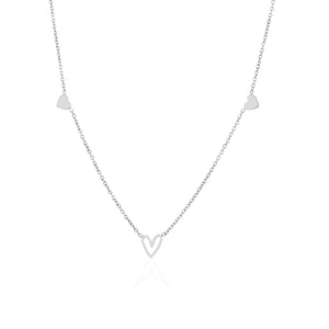 Drie hartjes ketting