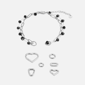 DYO Premium tweelaags armband zwart