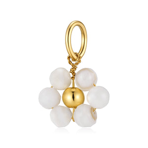 DYO Premium witte kralen bloem