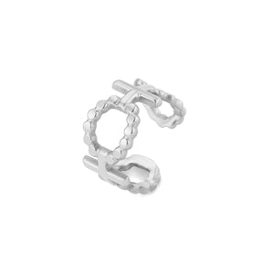 Ear cuff dubbel ringpatroon