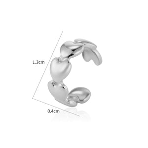 Ear cuff fancy hartjes