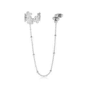 Ear cuff ketting bloemen