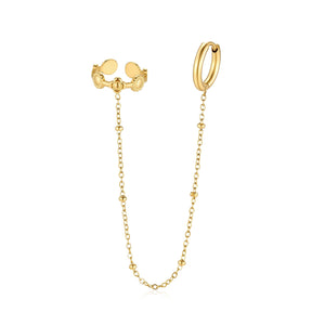 Ear cuff ketting boho goud