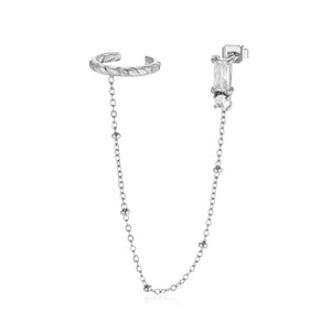 Ear Cuff ketting steentjes
