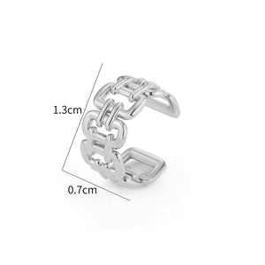 Ear cuff statement schakels